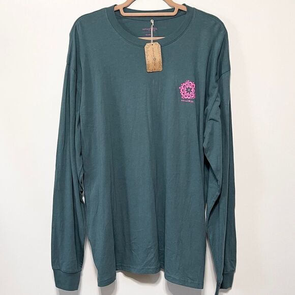Natural Life Long Sleeve Comfy Tee Shirt Size XL - Picture 4 of 5